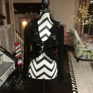 Joseph Ribkoff Black Veston Jacket